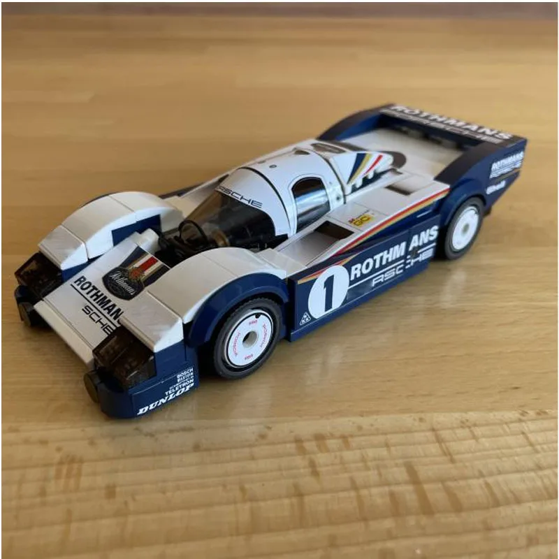 MOC-114466Model Blok Bangunan Mobil Balap Sport Ikonik Era 1990-an 232Bagian, Hadiah Mainan Blok Bangunan untuk Ulang Tahun Anak Laki-laki dan Anak-anak