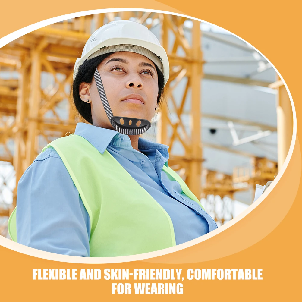 

2Pcs Safety Strap For Softball Strap Elastic Polyester Adjustable Hard Hat Accessory Durable Protective Gear