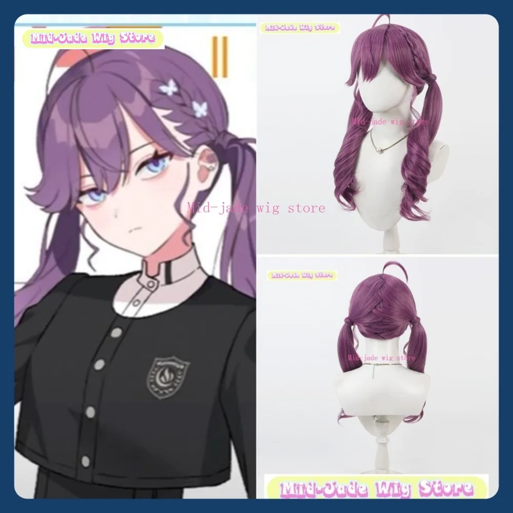 

Mid-jade Wig Store School Idol Masters Kagahira Rinne Cosplay Wig Anime Game Role Playing Synthetic Hair Halloween Party