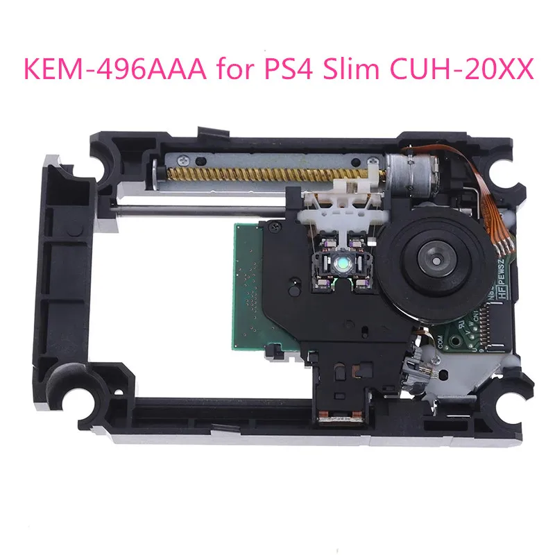 Original KEM-496AAA 496AAA Optical Laser Lens For PS4 Slim Pro KEM-490AAA 490AAA Single Eye Bald Head Sstrap Holder Frame