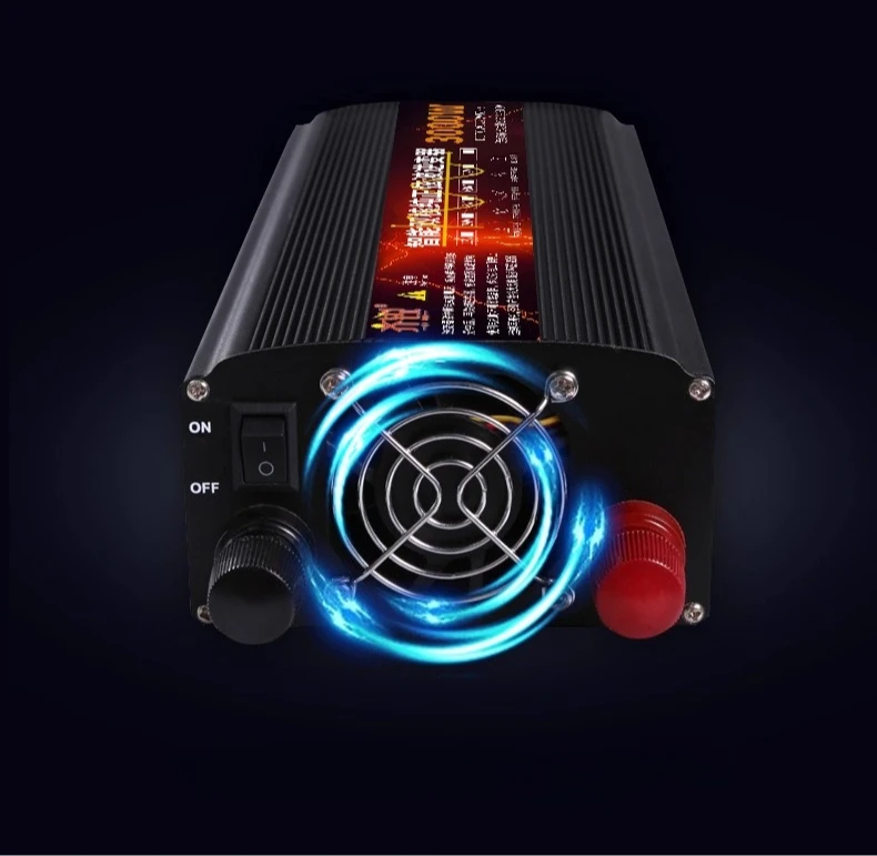 Pure sine wave high-power inverter, universal for trucks, battery conversion booster