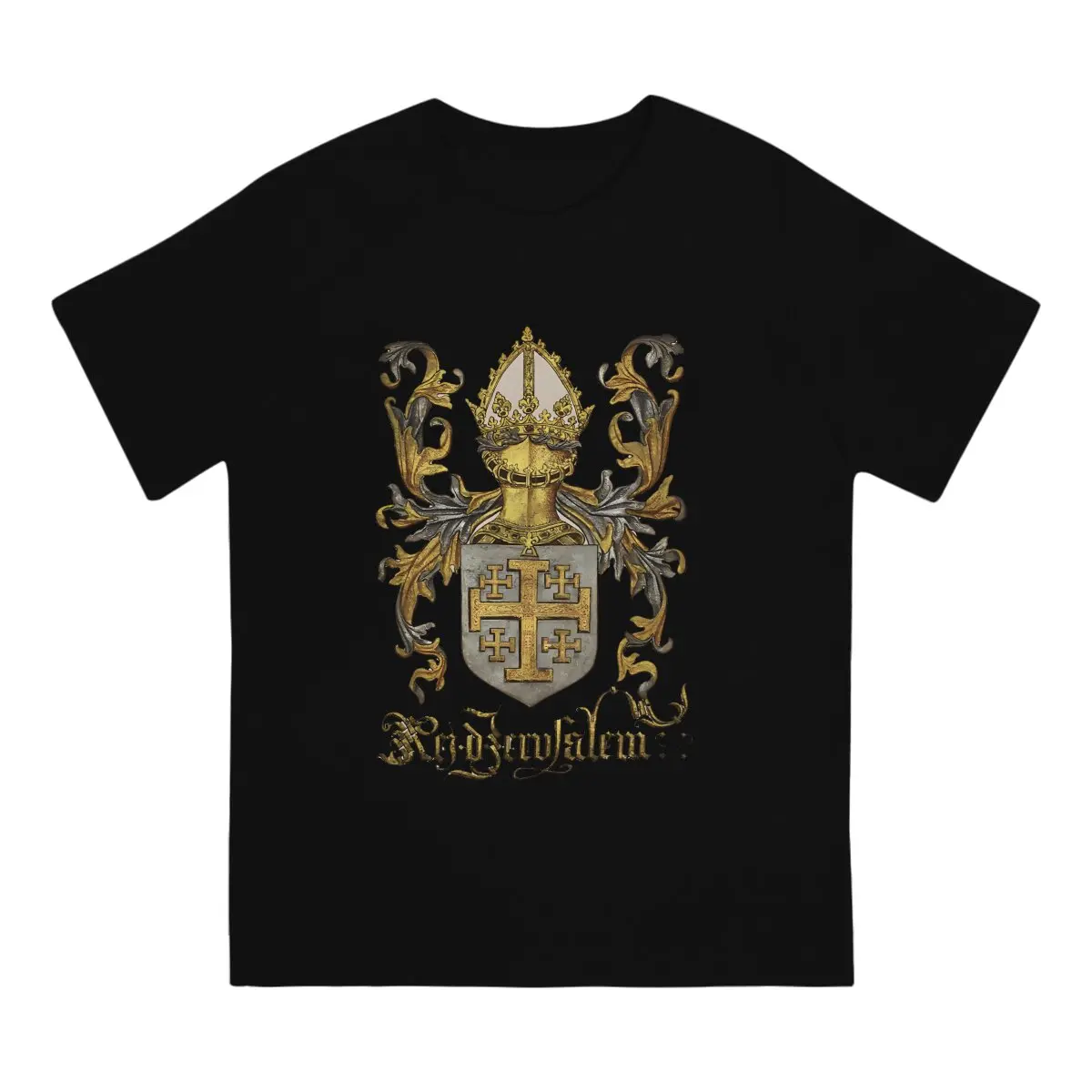 Coat Of Arms - Livro Do Armeiro-Mor Hip Hop TShirt Kingdom Of Jerusalem Leisure T Shirt Hot Sale T-shirt For Adult