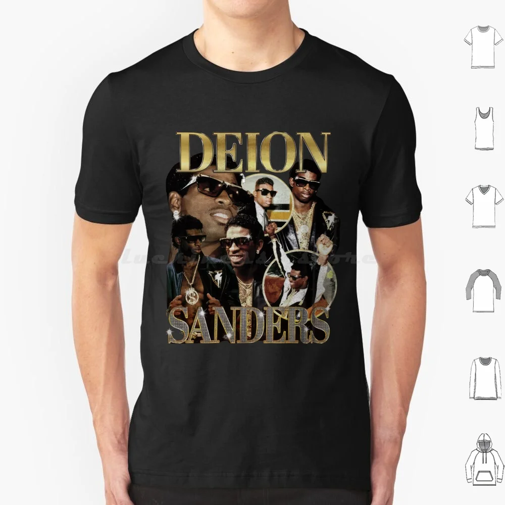 Deion Sanders Retro T Shirt Cotton Men Women DIY Print Deion Sanders Prime We Coming Colorado University Buffalos