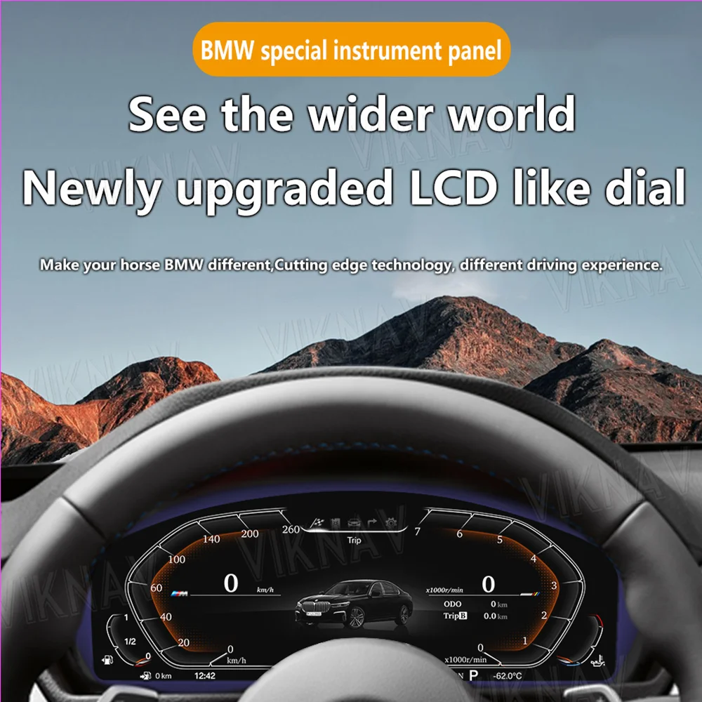 

Умный кластер для BMW 3 серии F30 F31 GT F34 4 серии F32 F33 F36 2011-2017 Linux, Автомобильный цифровой инструмент, стерео, мультимедийный плеер