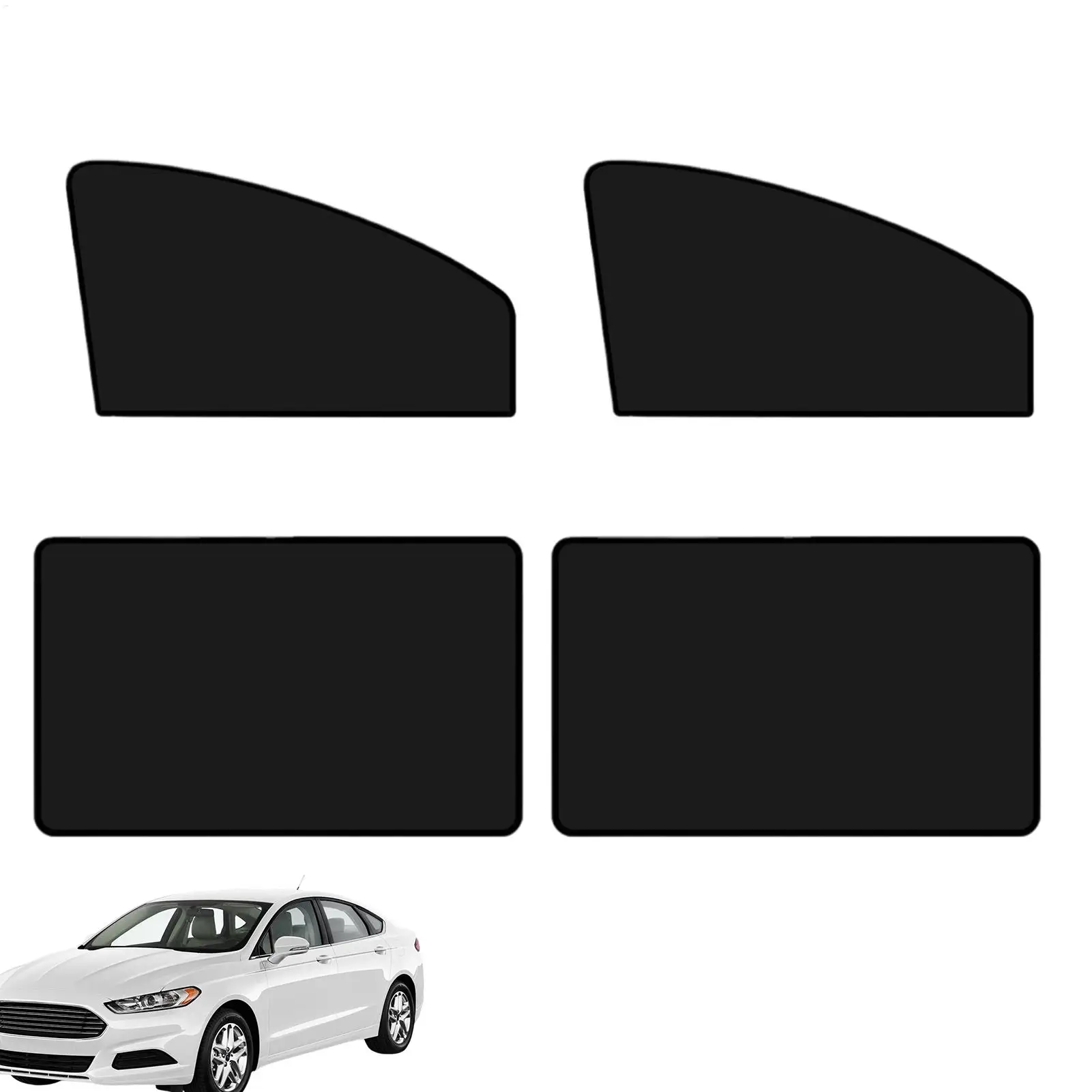 Magnetic Blackout Side Window Sun Shade Removable Car Window Blind Cover for SUV Van Daily Commuting Long Driving Road Trip Park