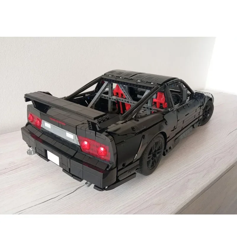 Modelo de bloques de construcción de coche deportivo clásico para niños, supercoche 240S1 cinematográfico: 8, MOC-104190, 4183 piezas, regalo de cumpleaños