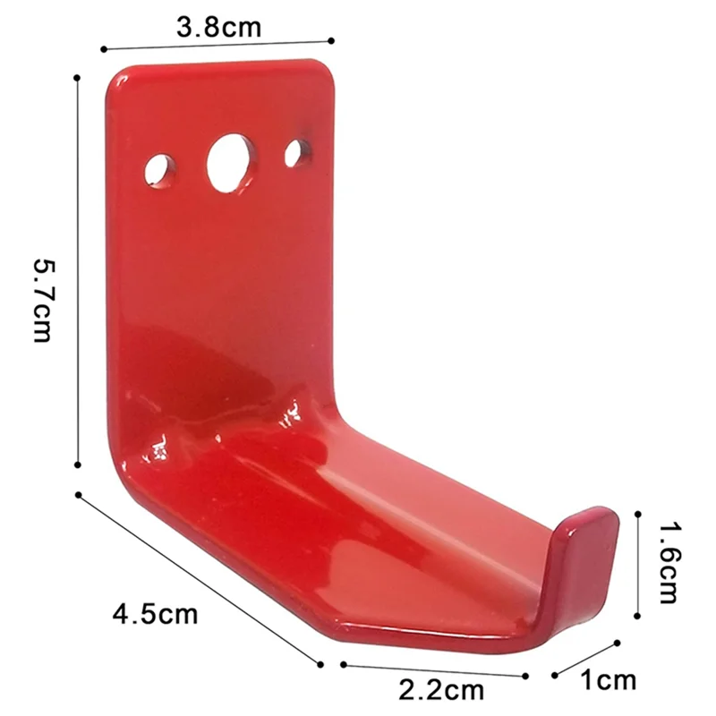 Reliable Fire Extinguisher Mount, Wall Hook And Bracket For Extinguishers Up To 40 Lbs - 12 Units Pack-Y48A