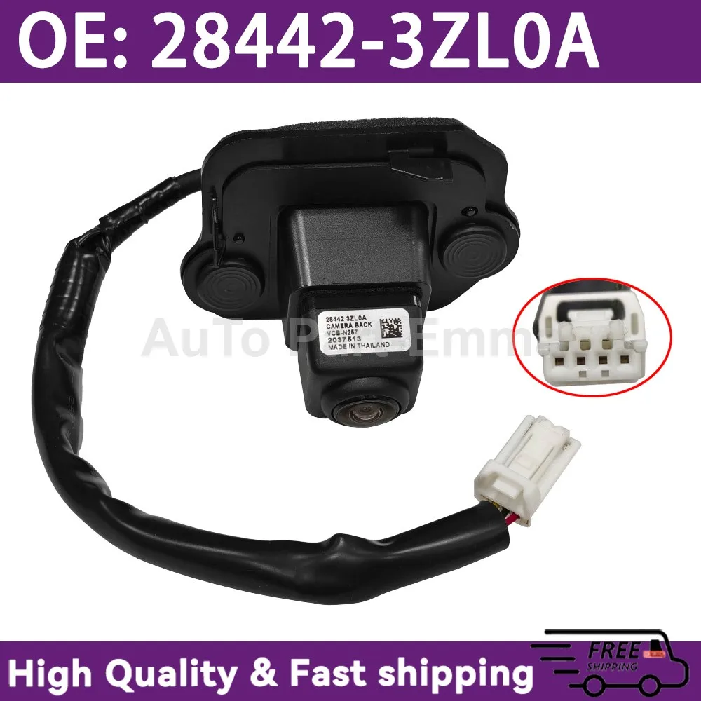 

Камера заднего вида для Nissan Pulsar C13 1.2 16V 2015-2016, артикул 28442-3ZL0A, для парковки и помощи при движении задним ходом