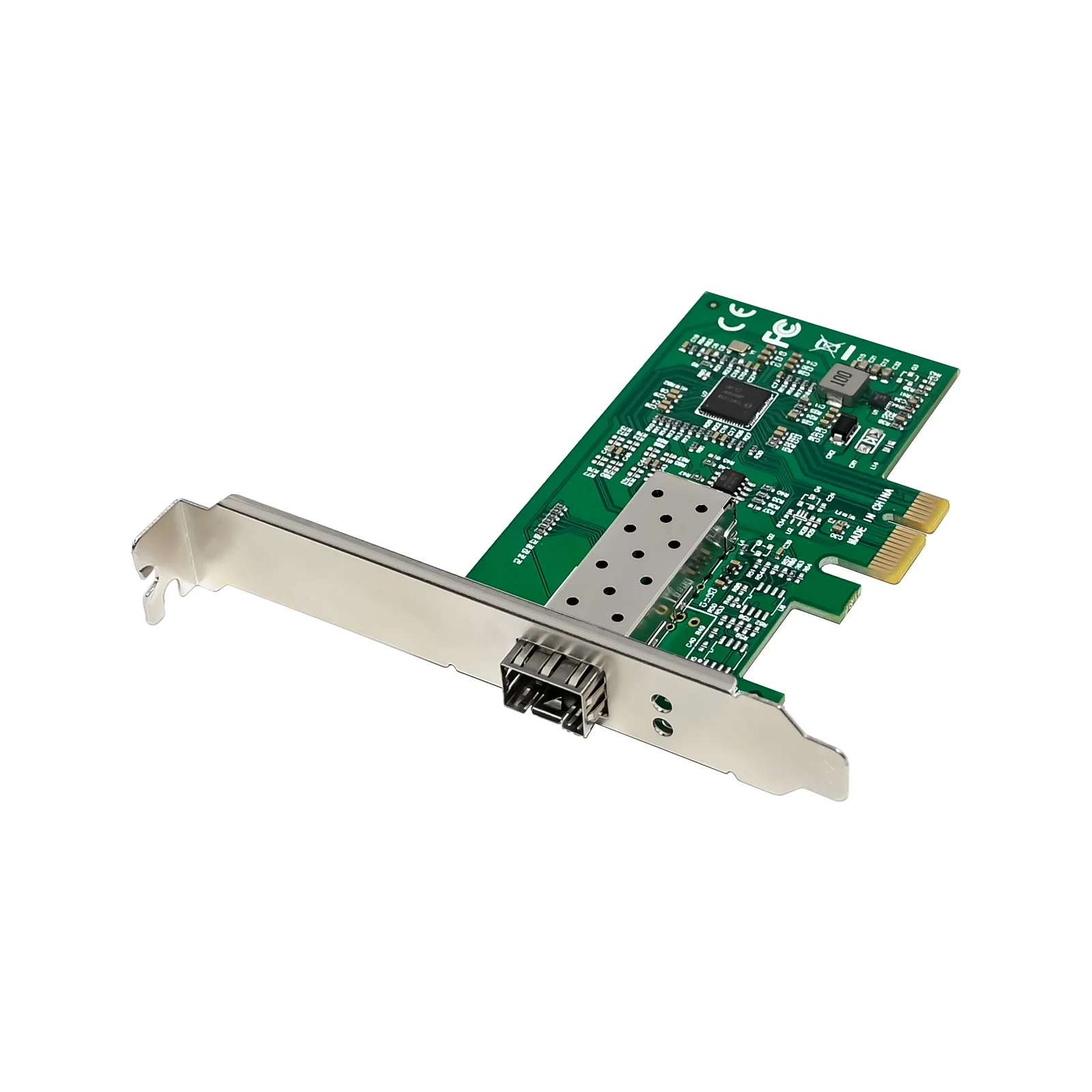SUNWEIT サーバーネットワークインターフェース ST7390 PCIe x1 I210 シングル-1GbE SFP サーバーNIC