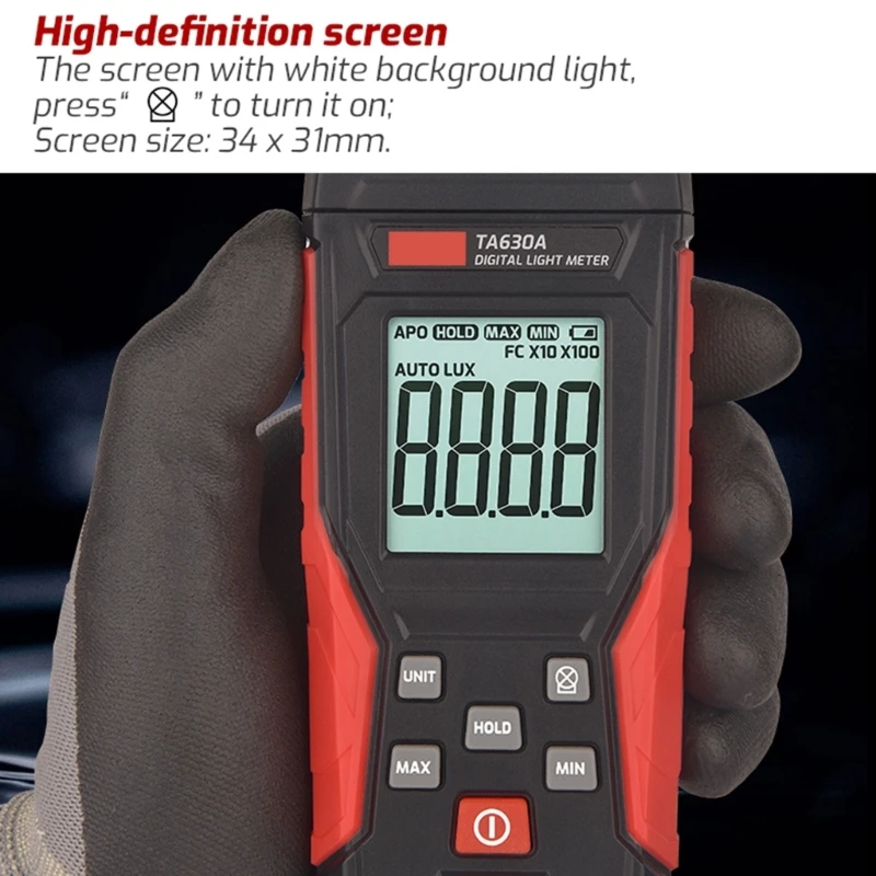 Lighting Engineering Digital Luxometer Professional Handheld Light Meter High Accuracy Luxmeter Illuminometer Photometer