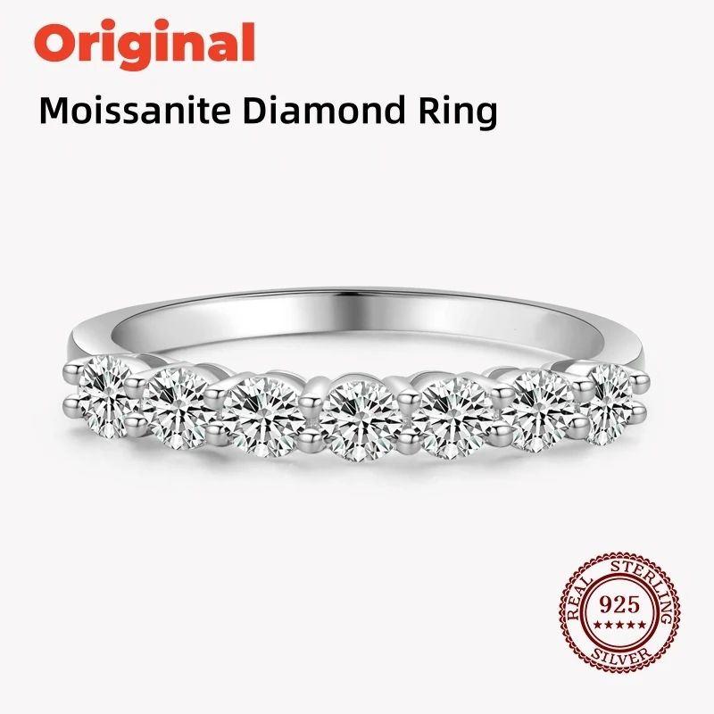 Moissanite Diamond Ring S925 charms jewelry Eternity  Women Engagement Ring Wedding Jewelryfree wholesale bulk items for sell