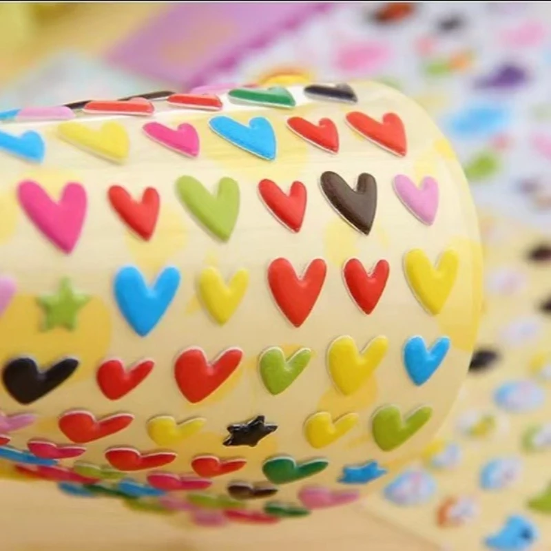 ملصقات قرطاسية كرتونية للأطفال ثلاثية الأبعاد فقاعة ثلاثية الأبعاد على شكل حيوانات صغيرة لرياض الأطفال هدية تعليمية مبكرة جميلة