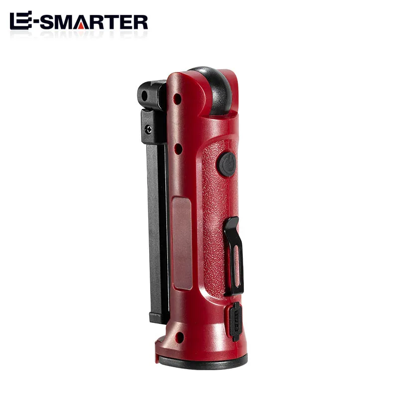 COB LED Work Light Rechargeable Folding Flashlight Outdoor Camping Car Repair Lighting Portable Lamps with Magnetic Hanging Hook