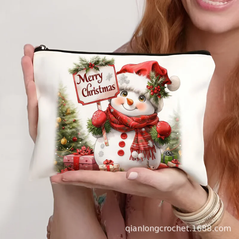 

Новые бестселлеры, прямые продажи, косметички своими руками на заказ, популярные дорожные сумки, косметичка для рождественских подарков с принтом снеговика