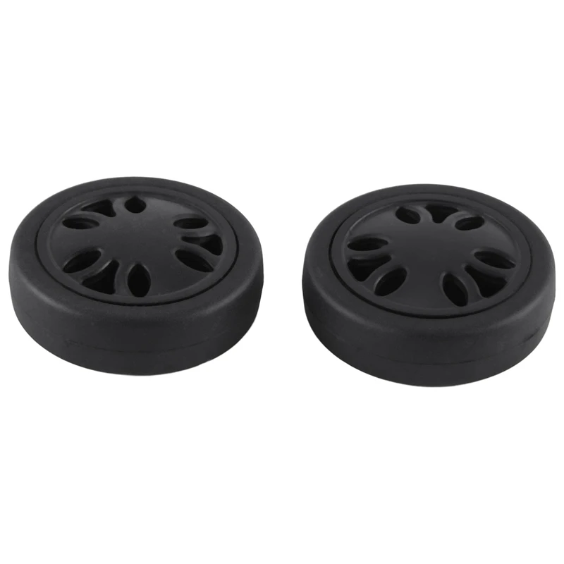1Set 50X15mm Luggage Wheels Luggage Wheel Universal 6Mm 8Mm Replacement Wear Resistant PU Caster Suitcase