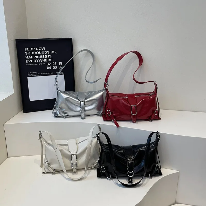 

Лето 2025 г., новая женская ретро-трендовая индивидуальная модная сумка через плечо для пригородных поездок на работу