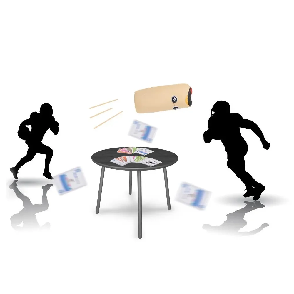 Juego de cartas Burrito Dodgeball para fiesta familiar, juego de más de 7 años, 2 uds.