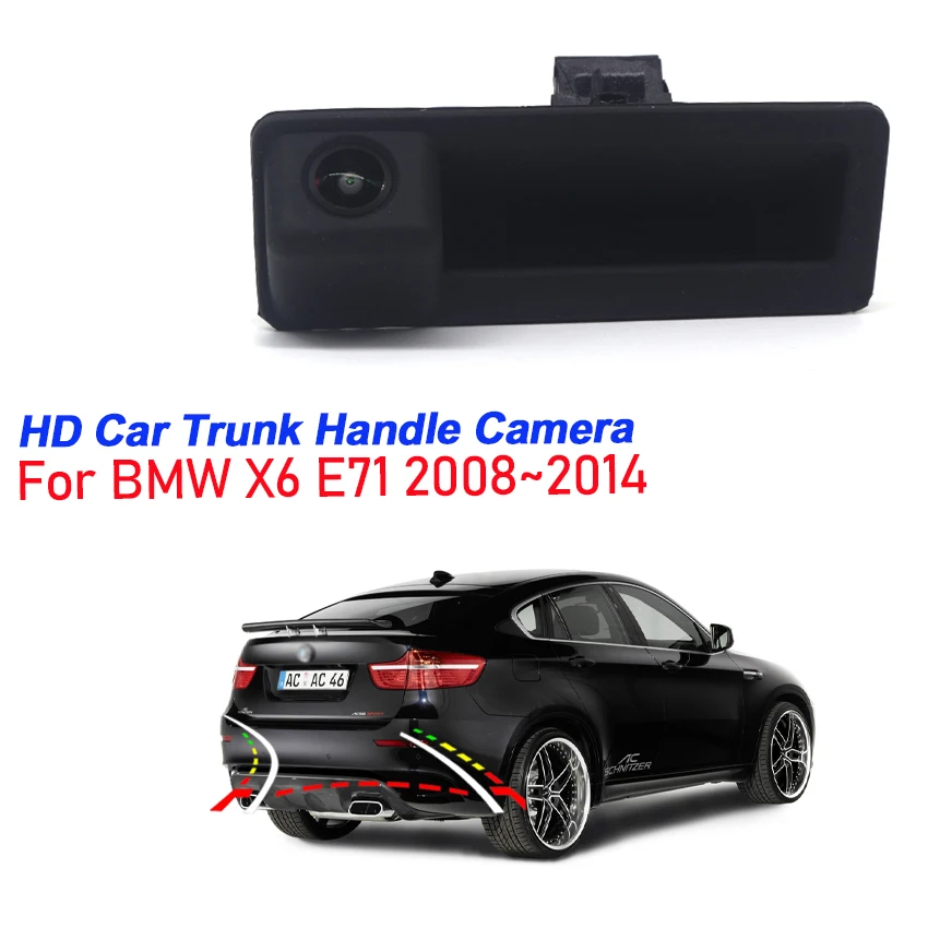 

Trunk Handle camera For BMW X6 E71 2008 2009 2010 2011 2012 2013 2014 Rear View Camera Backup CCD HD Night Vision Camera