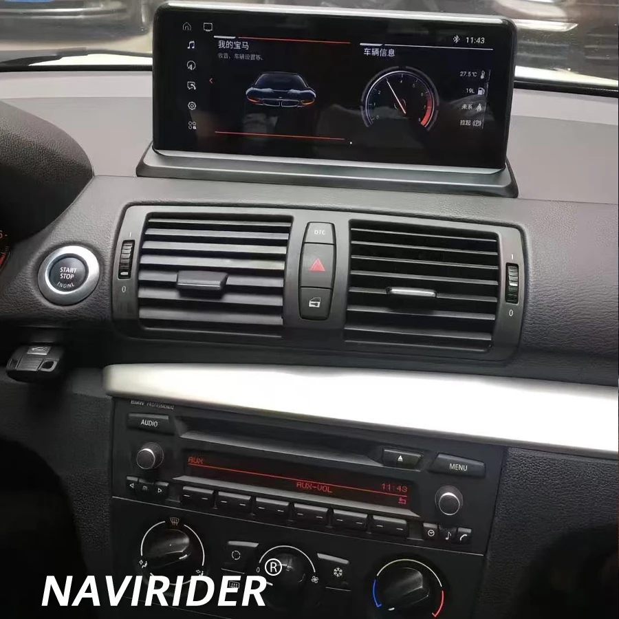

Android 14 GPS BT CarPlay Screen For BMW 1 Series E81 E82 E87 E88 2004-2014 Navirider 10.25inch Car Multimedia Video Player HU