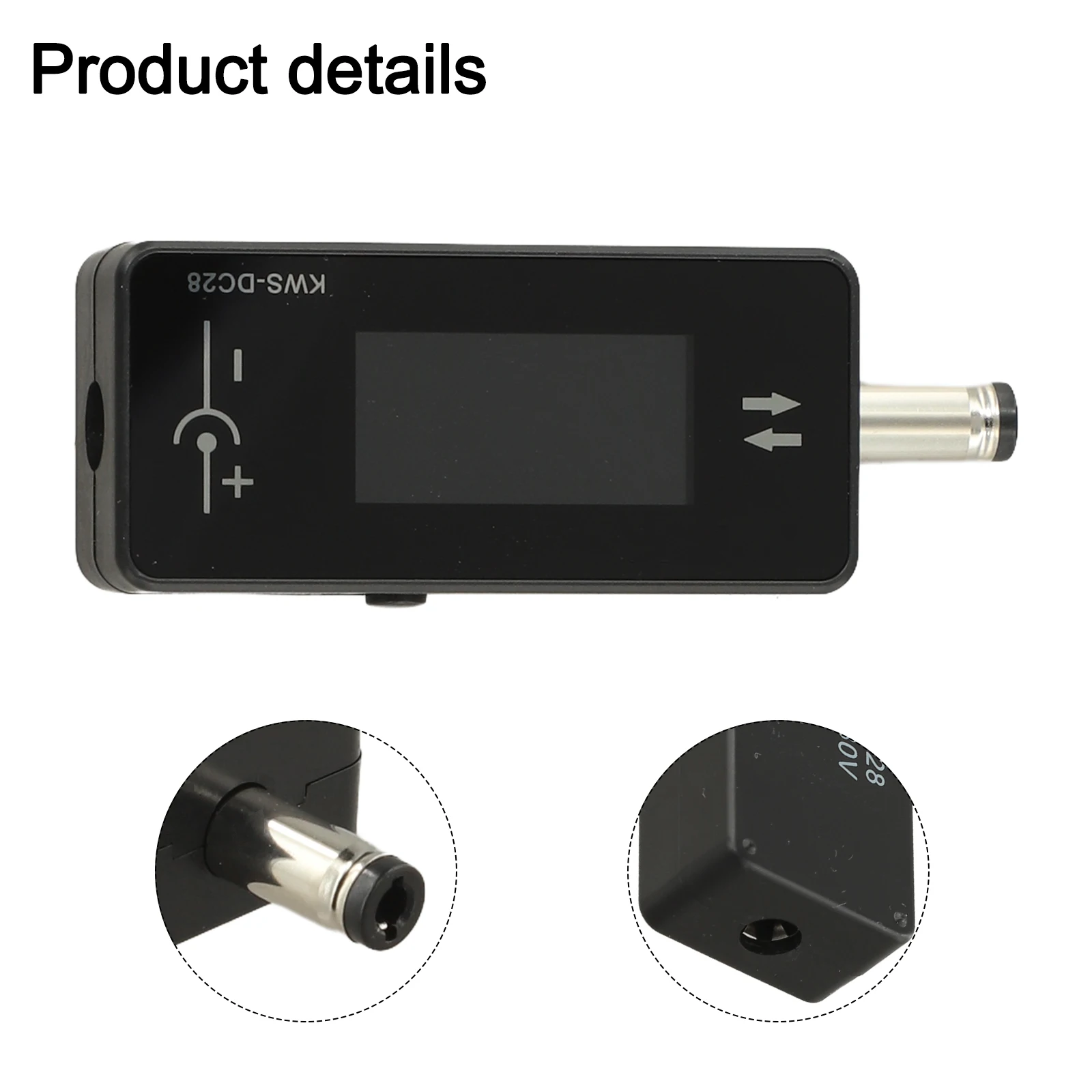KWS DC28 Charging Tester Current Voltage Power Meter For Computer Monitor Router Power Tool Detection Ammeter
