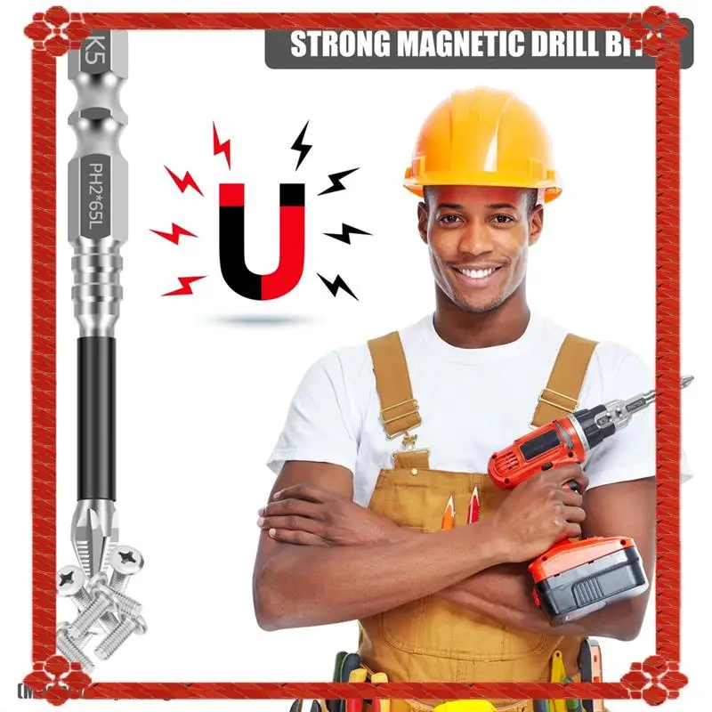 Bor Listrik Pengiriman 24 Jam Kompatibel 11 Buah Set Mata Obeng Dampak K5 Mata Obeng Impact Antiselip Magnetik Teethphillips Cros