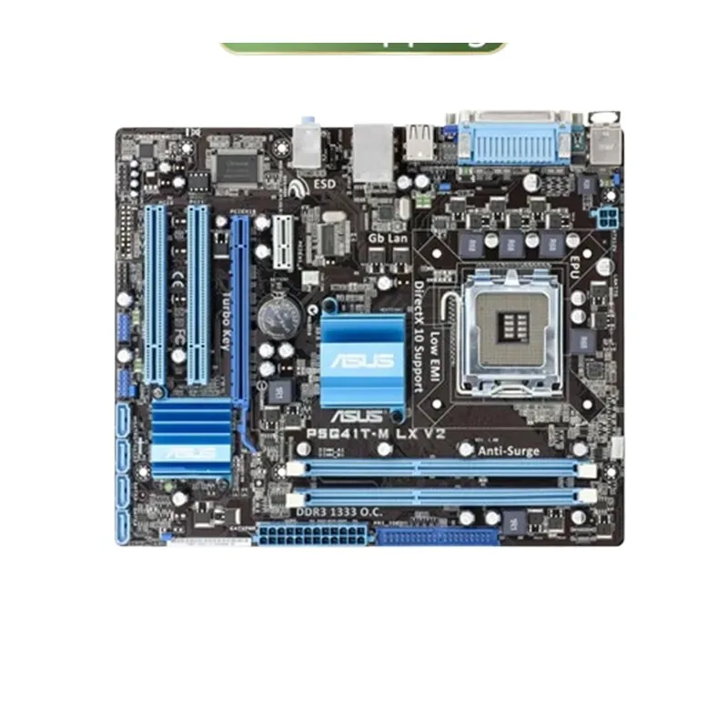 

ASUS P5G41T-M-LX V2 Motherboard Intel G41 LGA 775 Micro ATX VGA DDR3 1333 8GB SATA2 IDE USB2.0