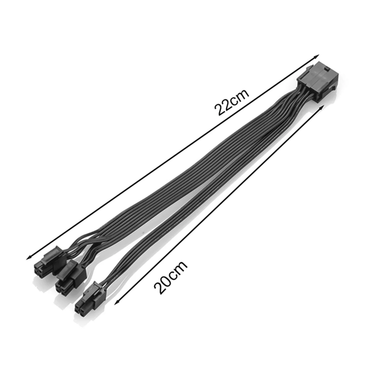 CPU 8 Pin Female to CPU ATX 8Pin + ATX 4 Pin Male Power Supply Converter Adapter Extension Cable