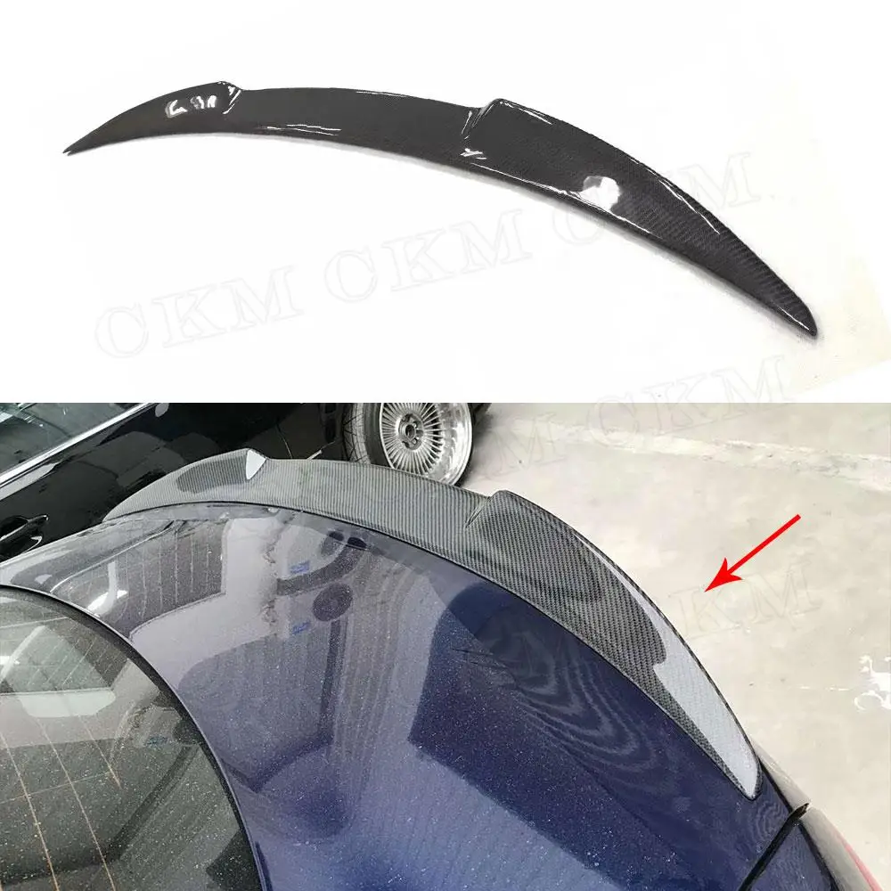 

Carbon Fiber Car Boot Bumper Wings Rear Spoiler FRP Prime Trunk Lip Wing for Alfa Romeo Giulia Sedan 4 Door 2015-2017