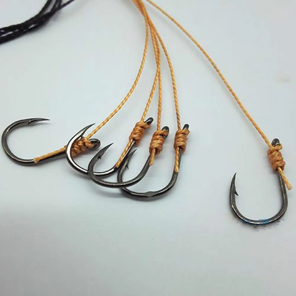 1Pc 5 # -13 # Stainless Fishing Hook Sharp Barbed No Unhooking String Hook Anti Slip Fishing Accessories Automatic Flip Fishhook