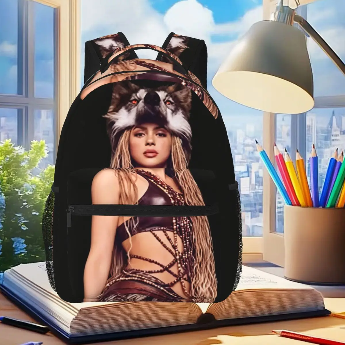 Singer Shakira World Tour Backpack Student Boys Girls BookBag Kids School Bag Laptop Shoulder Bags for Men Women