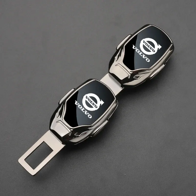 Car Seat Belt Clip Extender Lock Buckle Plug Thick Insert Socket Extender For Volvo xc60 xc90 v40 v60 v50 s60 Car Accessories