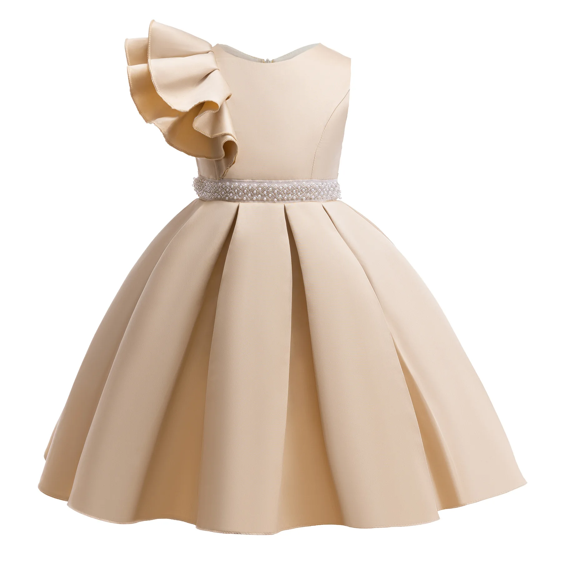 فستان أطفال جديد سترة وردية فستان موضة فستان الأميرة ثوب مسائي للأطفال لحفلات الزفاف وأعياد الميلاد #4