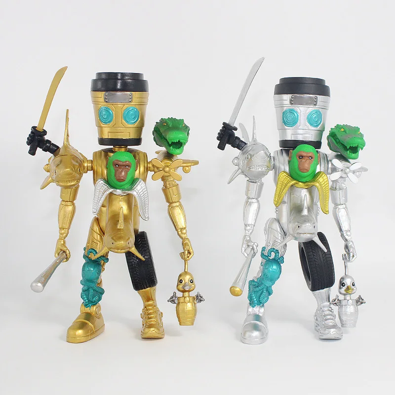 Italian Tung Tung Tung Sahur Figurine Model Tralalero Tralala Brainrot Monster Fusion Edition Anime Action Figure Ornament Toys