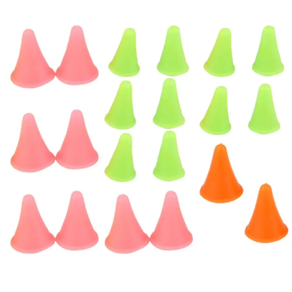 

20pcs 2 Sizes Knit Knitting Crochet Needles Point Protectors/ Stoppers For Knitting Craft (Random Color)