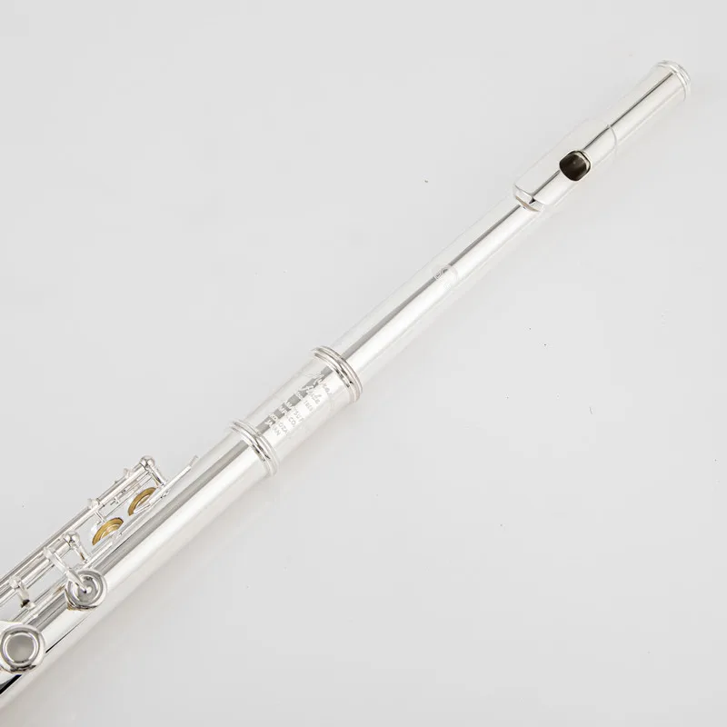 

muramatsu Flute Professional Cupronickel Opening C Key 16 Hole Flute Silver Plated Musical Instruments With Case and Accessories