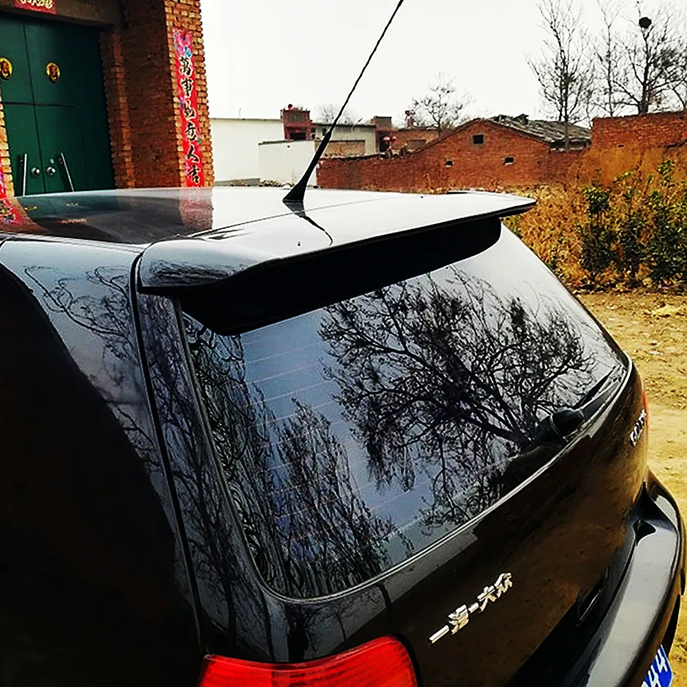 For VW Volkswagen Golf 4 IV MK4 R32 1998-2006 Rear Roof Trunk Lid Spoiler Wings Black Carbon Car Exterior Tuning Accessorie Part view 4