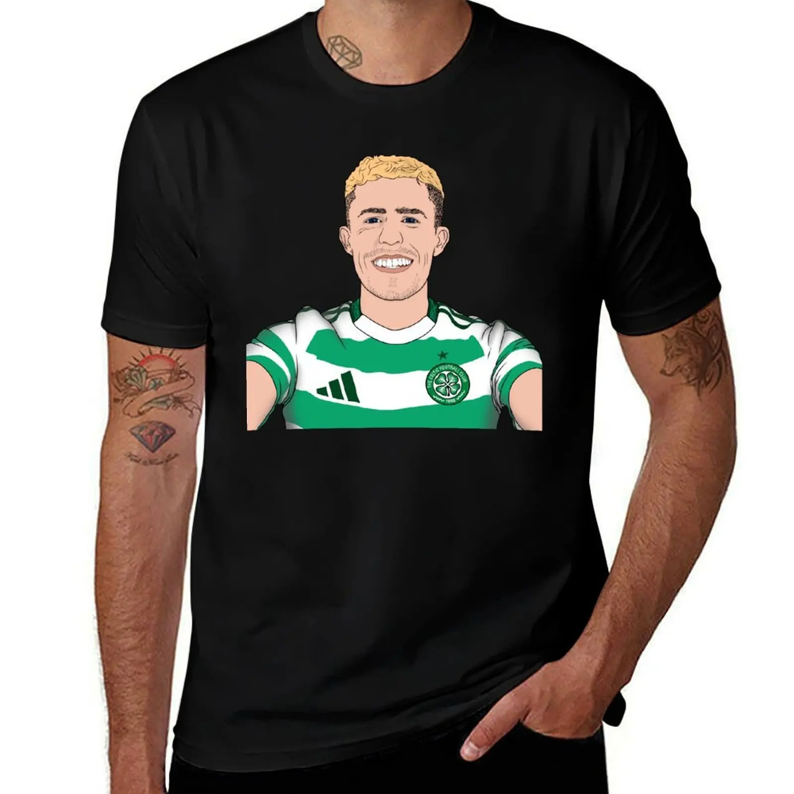 

Luke McCowan T-Shirt luxury designer Luxury man tshirts personalised mens tall t shirts