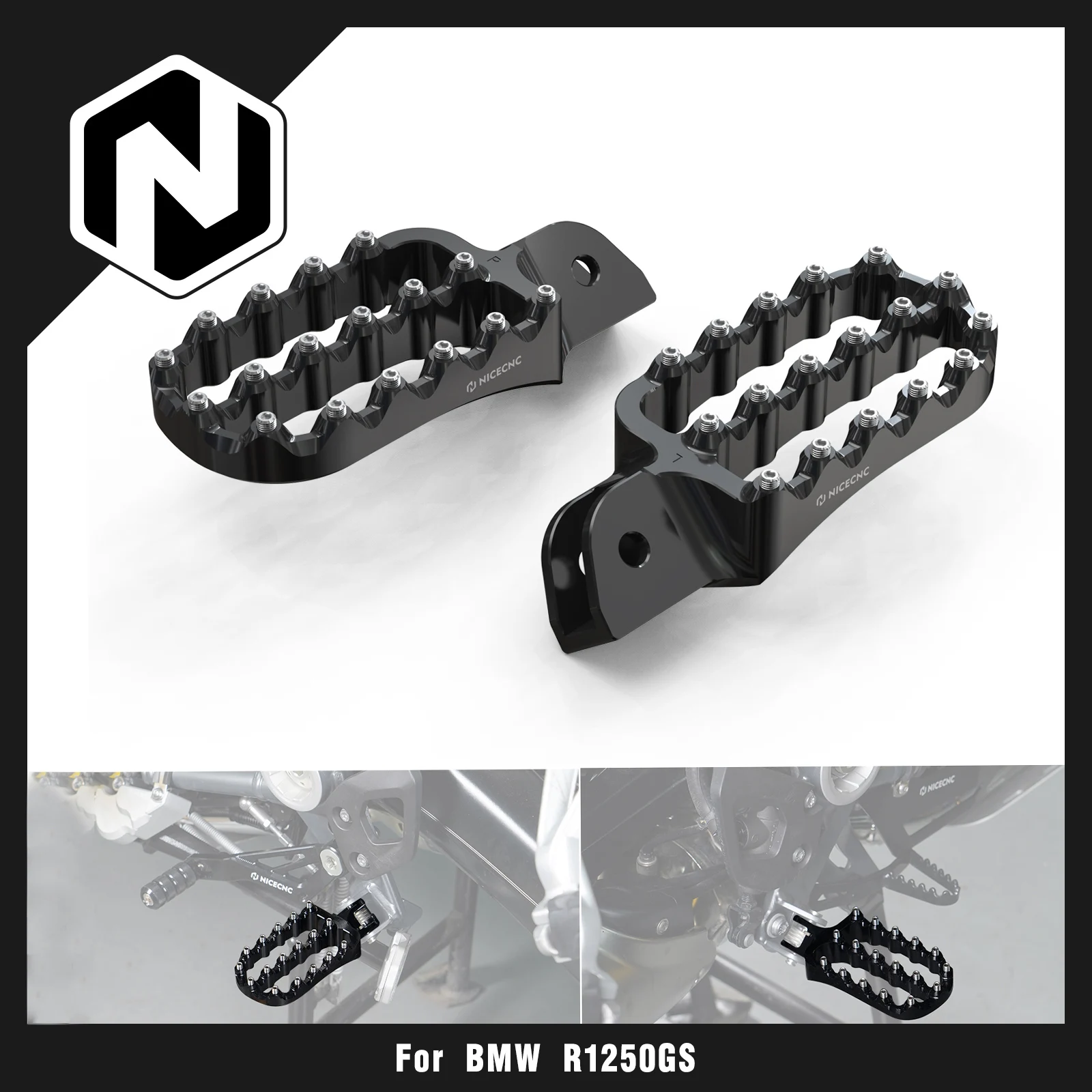 

Footpegs Footrest Gear Shift Lever For BMW R 1250 GS 2019-2023 R1250GS Adventure 2019-2024 R 1200 GS R1200GS Adventure 2013-2018