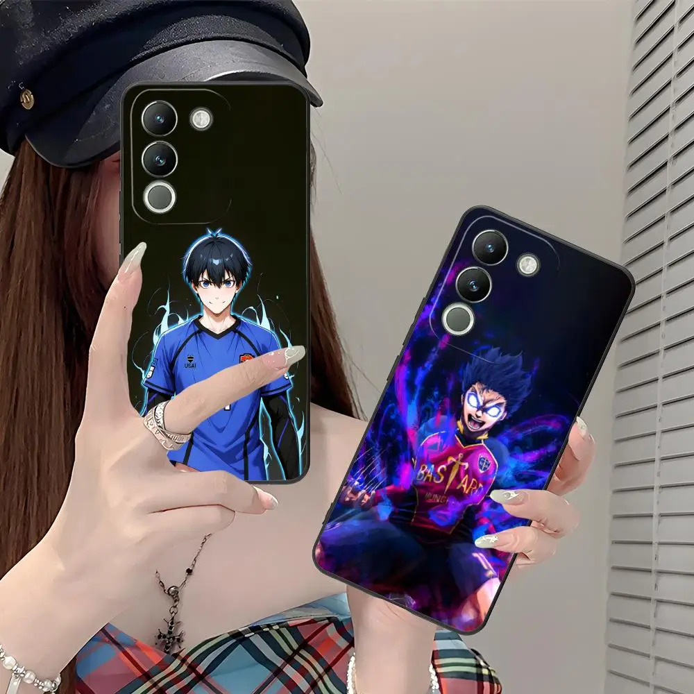 

Blue Lock Isagi Yoichi Phone Case for VIVO Y77 76 75 74 73 72 58 56 55 51 50 38 36 Y19 Y18 Y03 Y01 5G Soft TPU Shockproof Cover