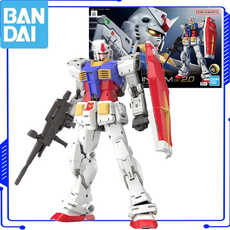 

Оригинальная коллекционная модель Bandai RG Action Anime Figure RX-78-2 2.0 для мальчиков и девочек, подарок на День святого Валентина