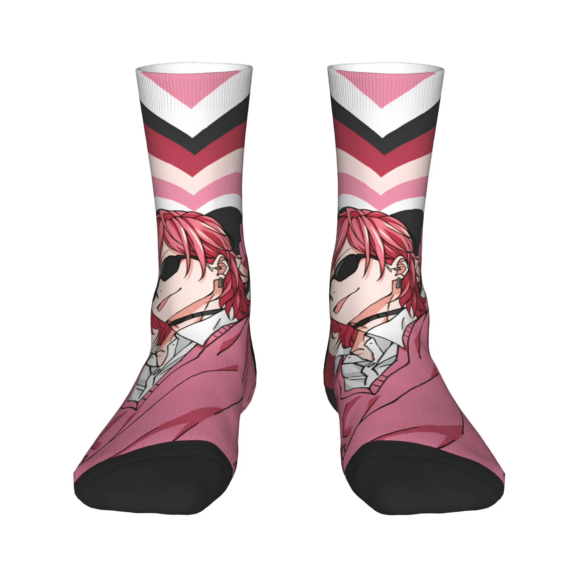 Yarichin B Club Yuri Socks  Non Slip Stockings Couple Soft Breathable Cycling Socks Autumn Kawaii Graphic Socks
