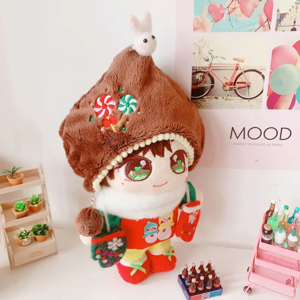 Kleding Lollipop Katoenen poppenkleertjes Sneeuwpophandschoenen Katoenen poppenpak Set Aankleden Vervangende kleding 20 cm katoenen pop