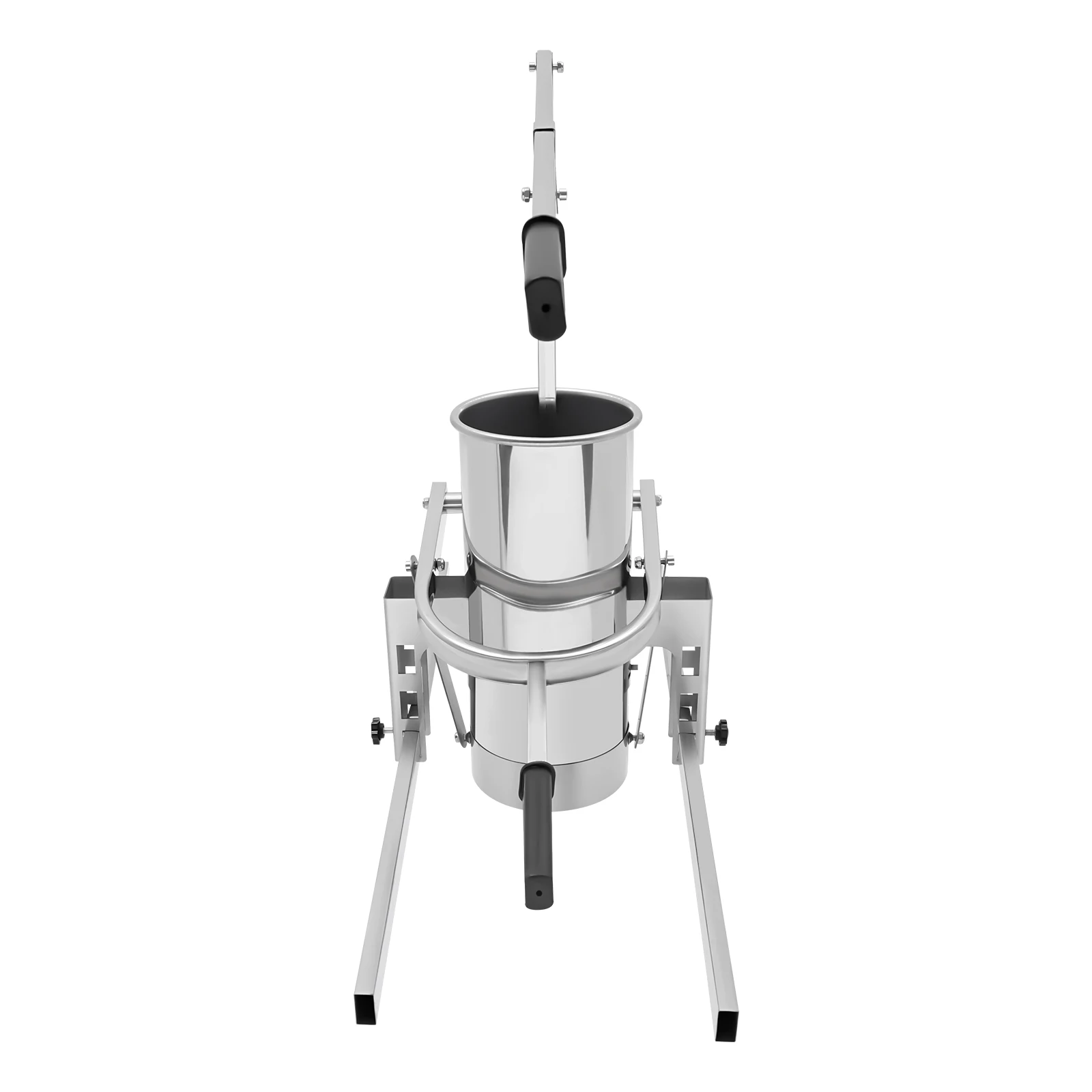 

Ручная машина для изготовления фрикаделек из нержавеющей стали 201, 3 формы, регулируемая высота, большой ствол 5,51 фунта, идеально подходит для домашнего и коммерческого использования