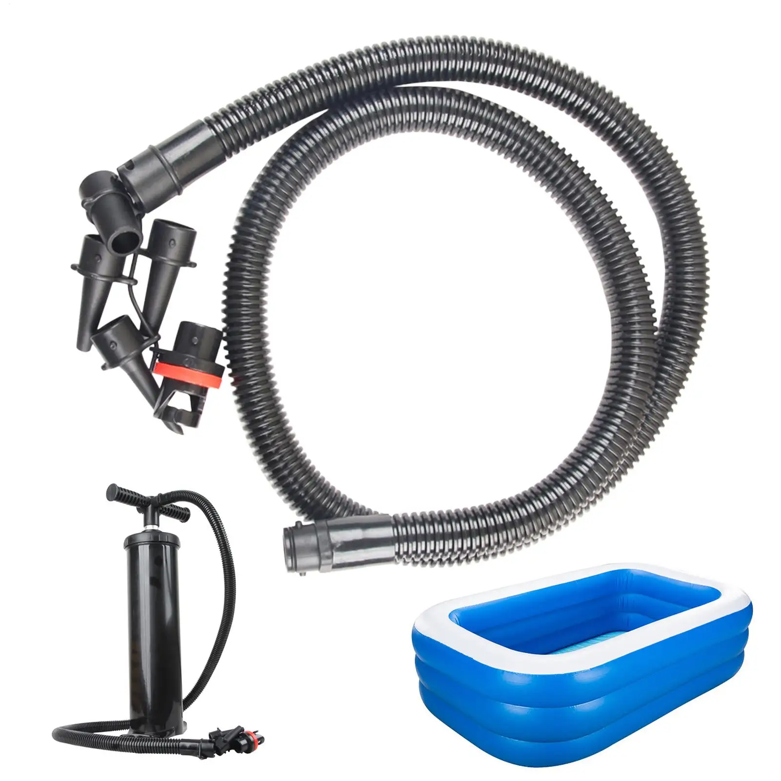 Paddleboard Air Pump Hose Universal Portable Hose With Nozzles Paddle Board Pump Adapter For Summer Beach Lake River Party Games