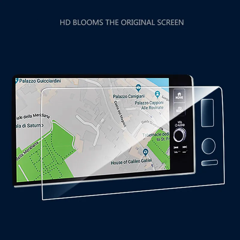 

For 11th Honda Civic 2022-2024 Car Navigation Dashboard Screen Tempered Glass Protector Film Interior Stickers Accessories