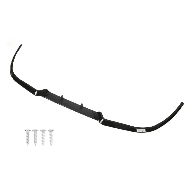 Meistverkaufte Aerodynamische Modifizierte Autoteile Hochglanz-Schwarz Carbon-Look Splitter Unterer Lippenschutz Stoßfester Frontspoiler
