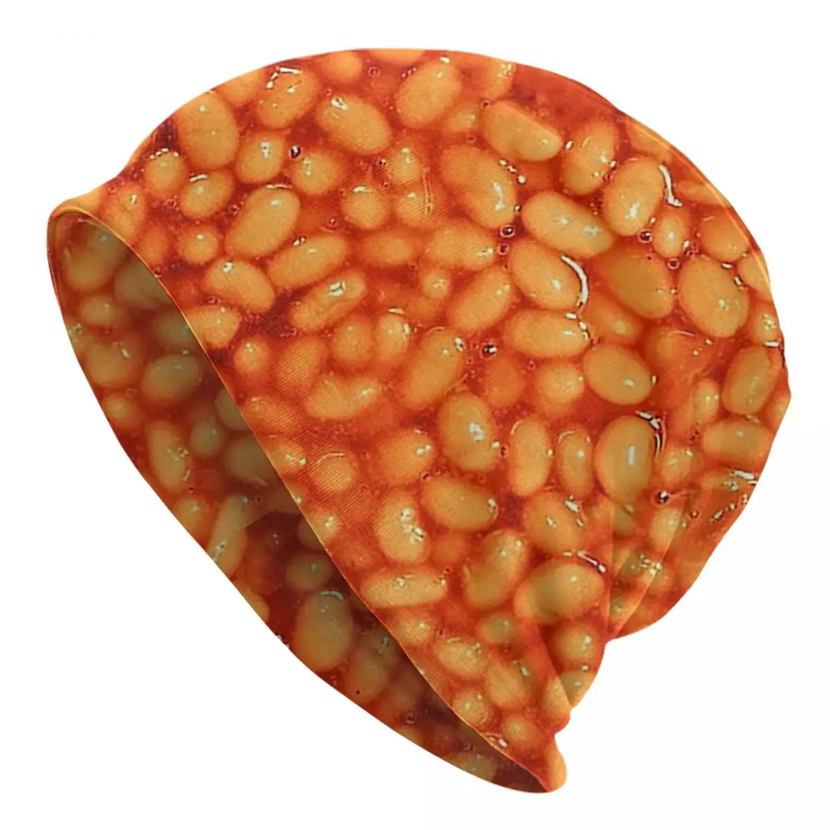 Beans In Things Pattern Unisex Adult Beanies Caps Knitted Bonnet Hat Warm Fashion Autumn Winter Outdoor Skullies Hats