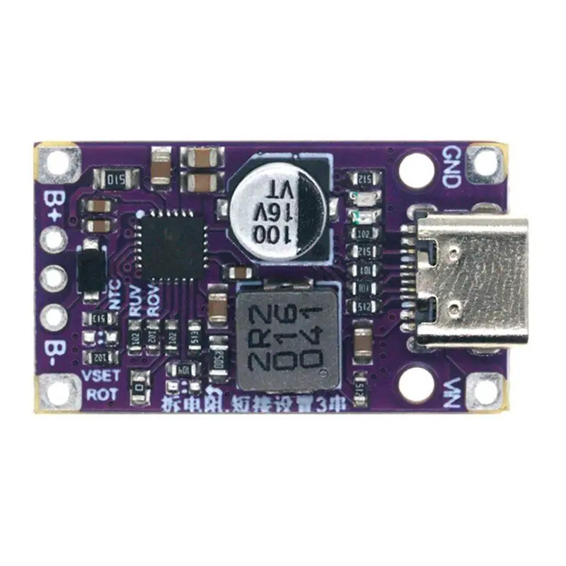 B24B Type-C USB 2S Quick Charge Module For Lithium Battery Board 3.7V Polymer Battery Pack For UAV Compatible
