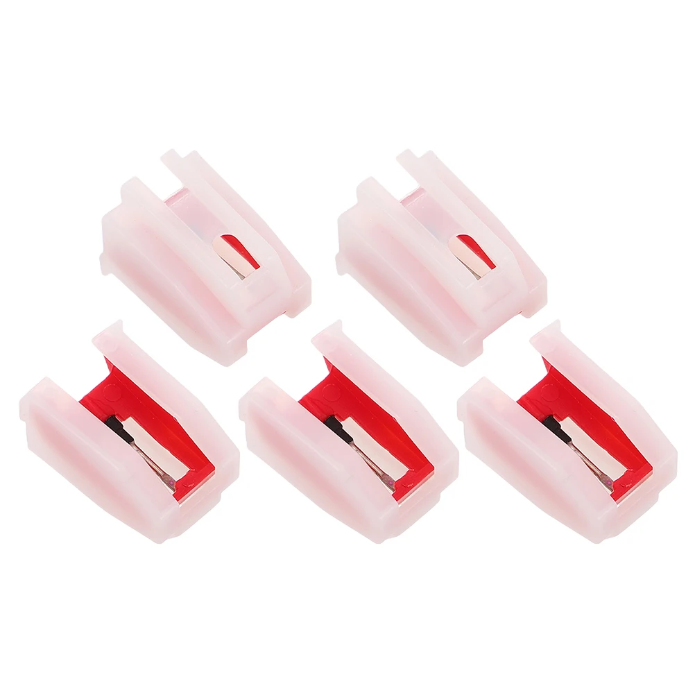 

5 Pcs Vinyl Record Player Needle Turntable Phonograph Stylus Needles Accessories Replacement Universal Aluminum
