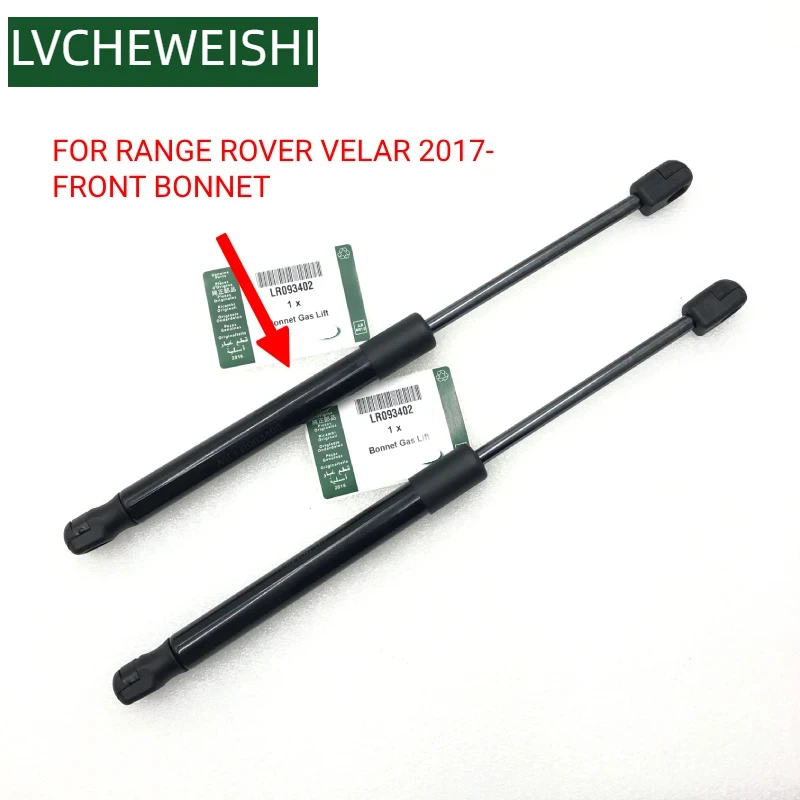 

New 2 pieces of Front Hood Gas Strut For Land Rover Range Rover Velar 2017 Onward Bonnet Gas Lift Shock Absorber Spring LR093402